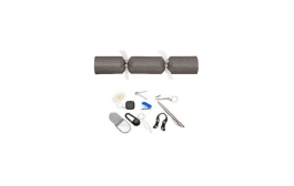 14" Sparkling Dust GUN METAL GREY Cracker 